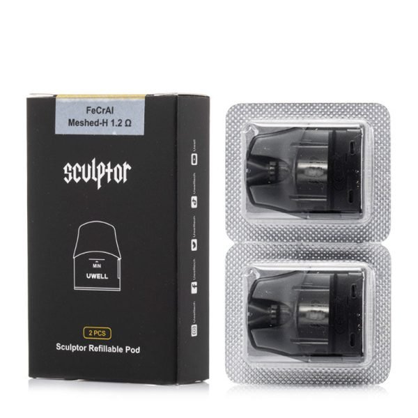【小煙套組】UWELL SCULPTOR雕塑家 11W 電鍍金屬與雕刻的藝術結合 1.2Ω空倉：圖片 5