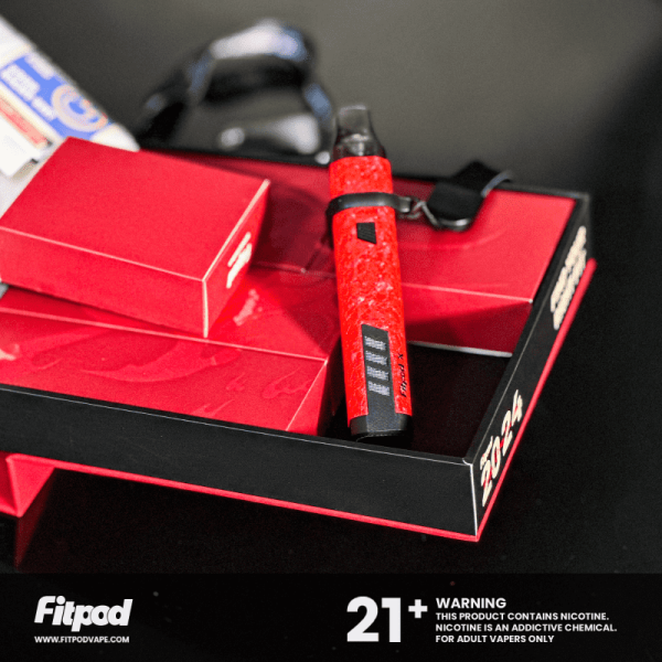 【小煙套組】Fitpod X龍年2024限量版禮盒 要買要快數量有限 內含:(Fitpod X/BOX主機各1)(1.2/0.8Ω空倉各3入)(掛繩*2組)：圖片 6