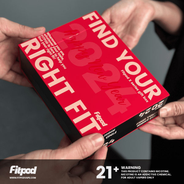 【小煙套組】Fitpod X龍年2024限量版禮盒 要買要快數量有限 內含:(Fitpod X/BOX主機各1)(1.2/0.8Ω空倉各3入)(掛繩*2組)：圖片 4