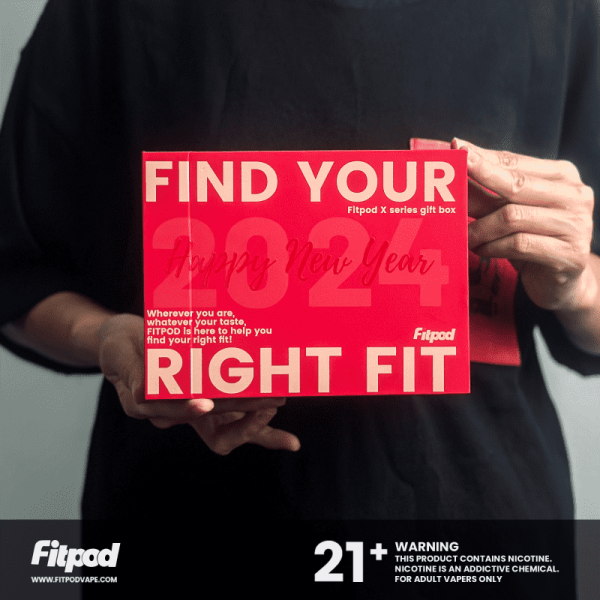 【小煙套組】Fitpod X龍年2024限量版禮盒 要買要快數量有限 內含:(Fitpod X/BOX主機各1)(1.2/0.8Ω空倉各3入)(掛繩*2組)：圖片 3
