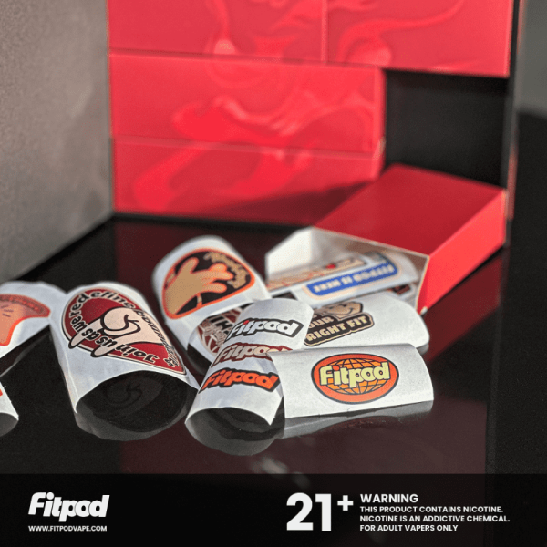【小煙套組】Fitpod X龍年2024限量版禮盒 要買要快數量有限 內含:(Fitpod X/BOX主機各1)(1.2/0.8Ω空倉各3入)(掛繩*2組)：圖片 11